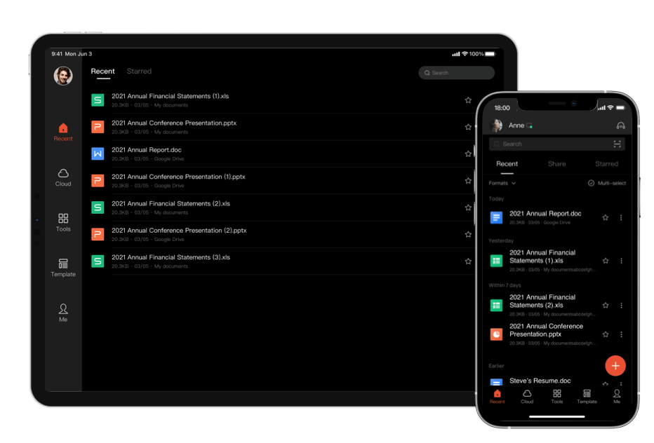 Fitur Lainnya dari WPS Office untuk iOS/ipadOS