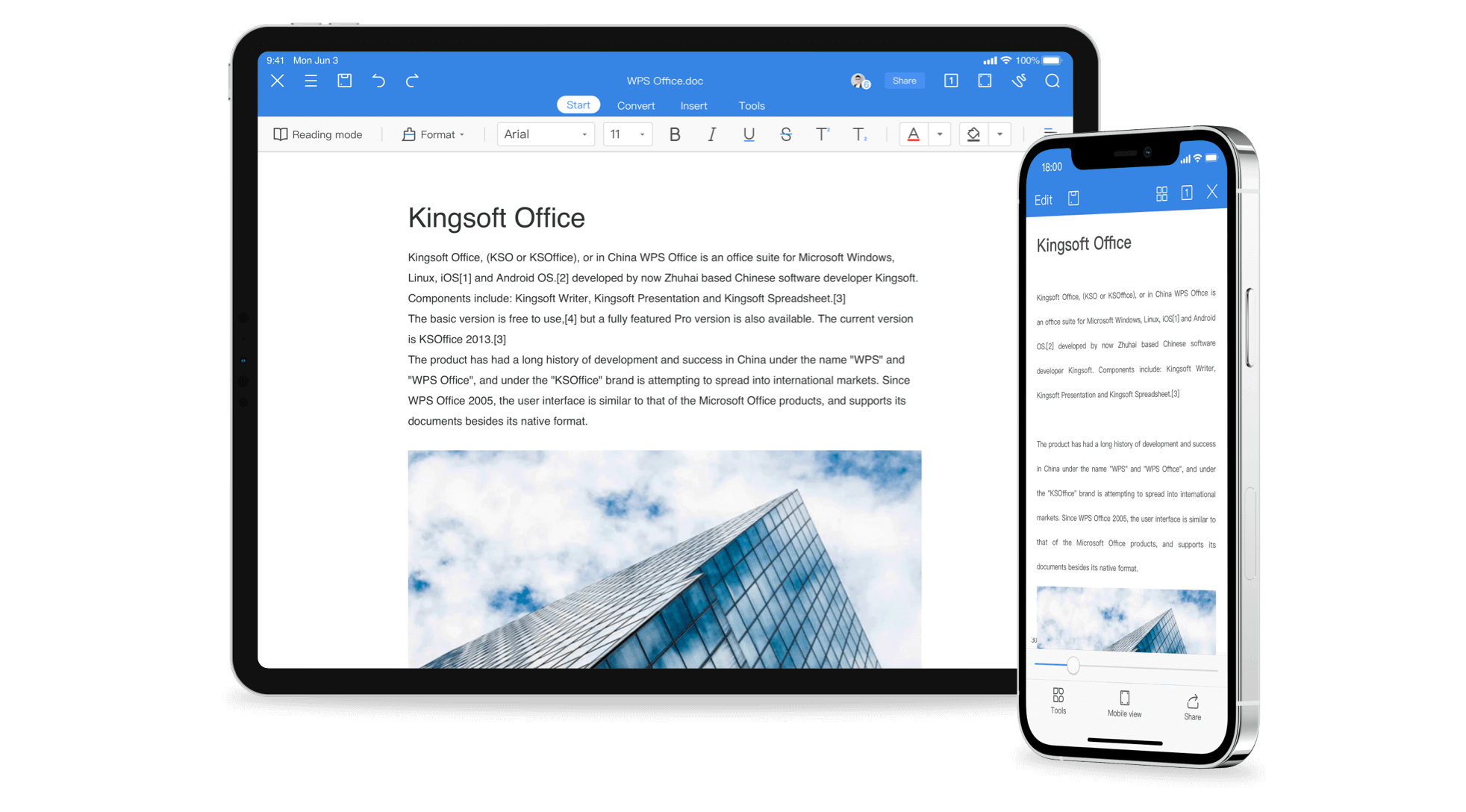 Office Suitet oàn diện, miễn phí dành choo iOS/ipadOS